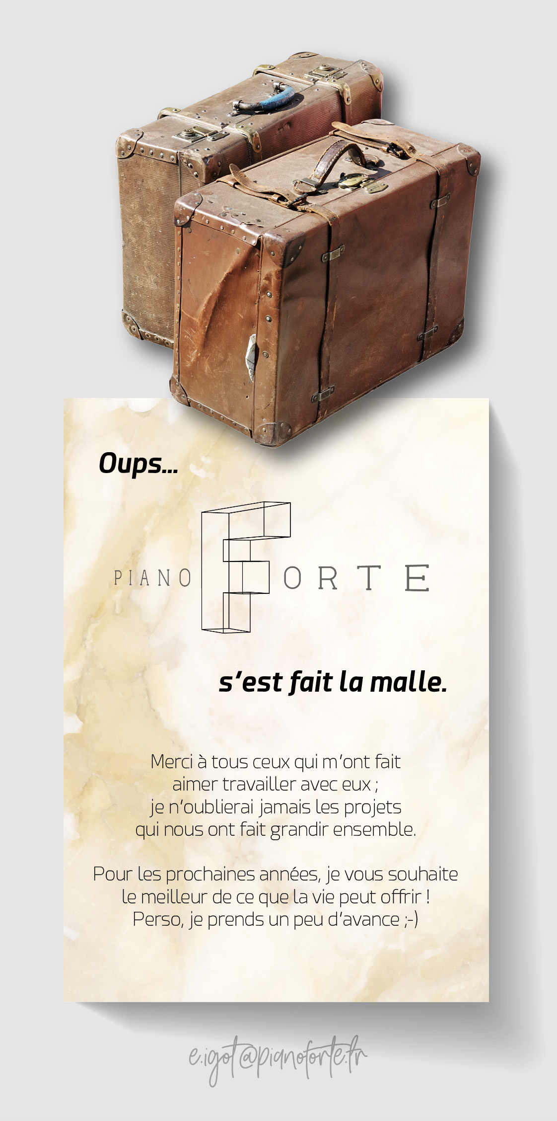 Piano Forte s'est fait la malle